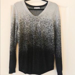 Black and Silver Notations Sweater